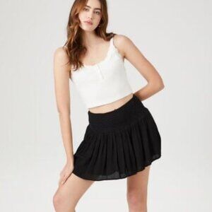 Forever 21 Smocked A-Line Mini Skirt (Size: XS) NWT